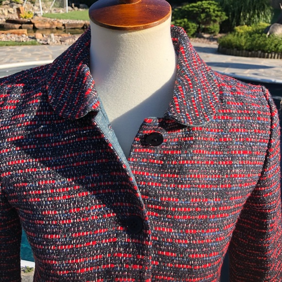 Marc by Marc Jacobs sz XS blazer red/ black/navy - Picture 3 of 8